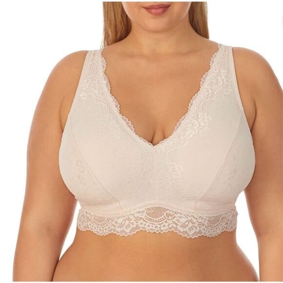 Dreamfit Adobe Rose Light Pink Tan Convertible Bralette Size 4X New - Picture 1 of 9